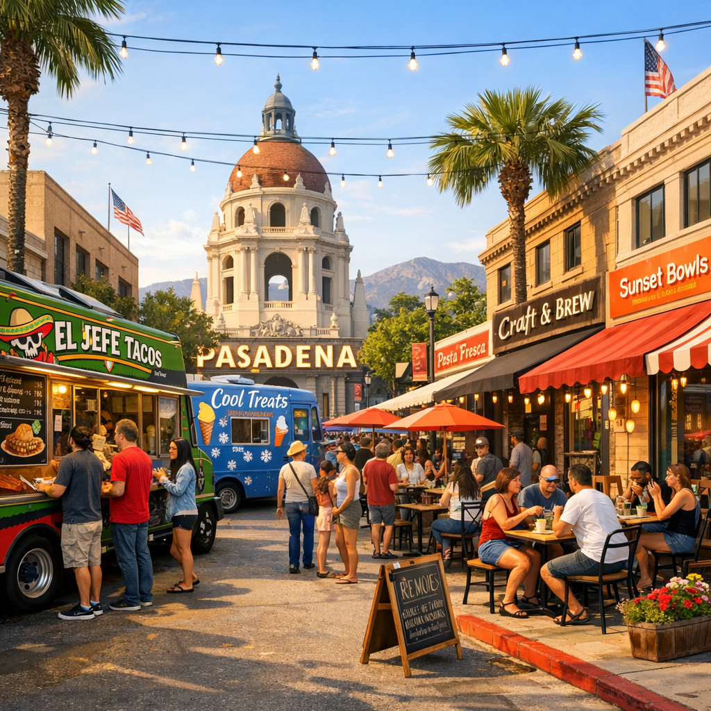 Exploring Pasadena’s Culinary Scene: New Eateries and Food Trucks to Savor